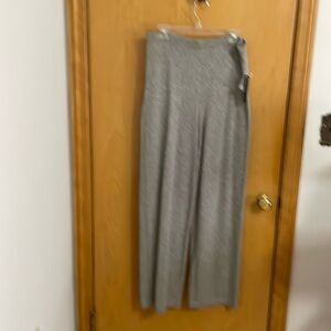 Grey cashmere sweater pants